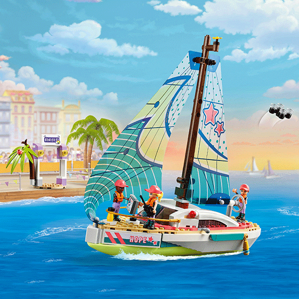 LEGO Friends: Aventura nautica a lui Stephanie 41716, 7 ani+, 304 piese