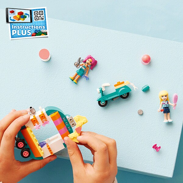 LEGO Friends: Butic mobil de moda 41719, 6 ani+, 94 piese