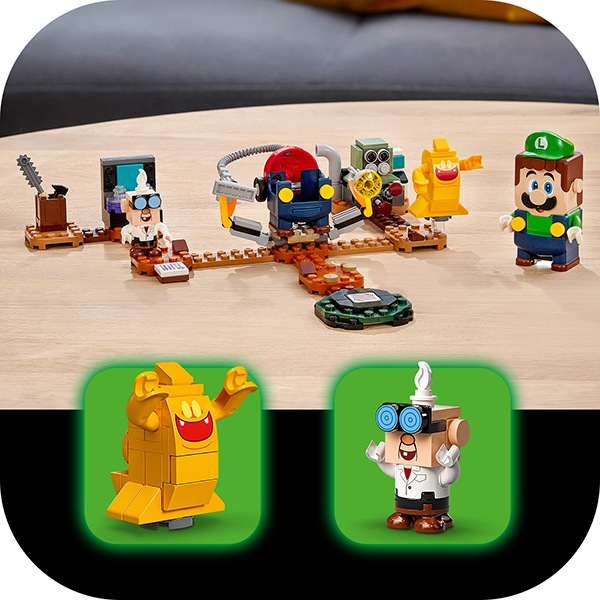 LEGO Super Mario: Laboratorul si Poltergust din Luigi’s Mansion 71397, 6 ani+, 179 piese