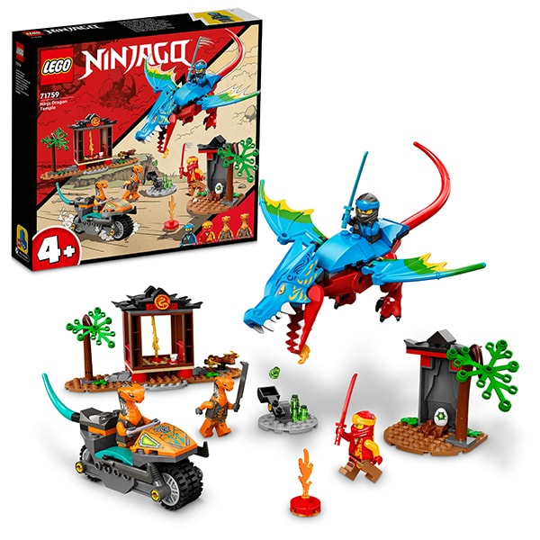 LEGO Ninjago: Templul dragonilor ninja 71759, 4 ani+, 161 piese
