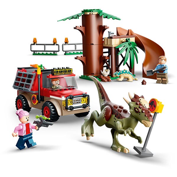 LEGO Jurassic World: Evadarea dinozaurului Stygimoloch 76939, 4 ani+, 129 piese