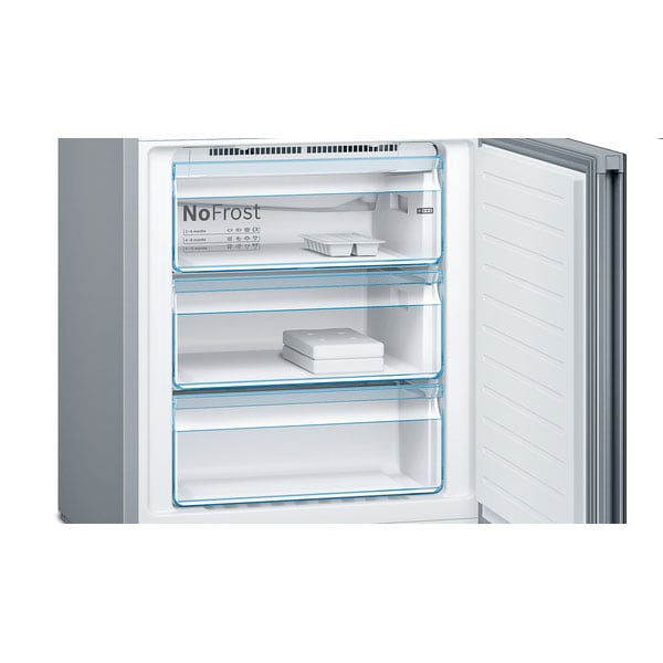 Combina frigorifica BOSCH KGN49LBEA, No Frost, 438 l, H 203 cm, Clasa E, negru