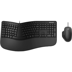 Kit tastatura si mouse MICROSOFT Ergonomic Desktop, USB 2.0, negru