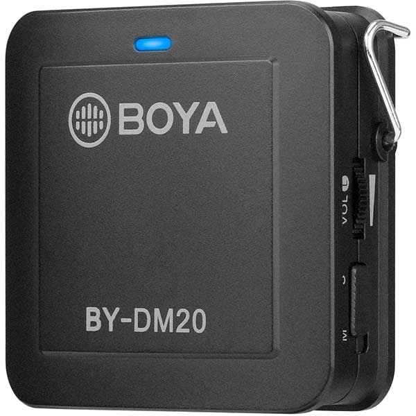 Kit lavaliera dubla BOYA BY-DM20, USB A, USB C, Lightning, Jack 3.5mm, negru