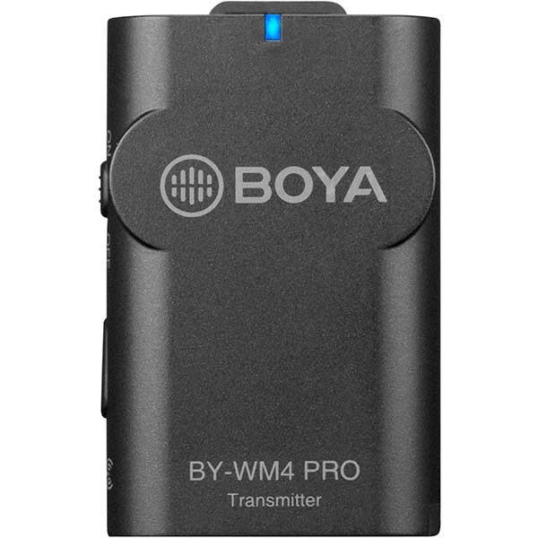 Kit lavaliere wireless BOYA BY-WM4 Pro k4, Conector Lightning, Jack 3.5mm, gri