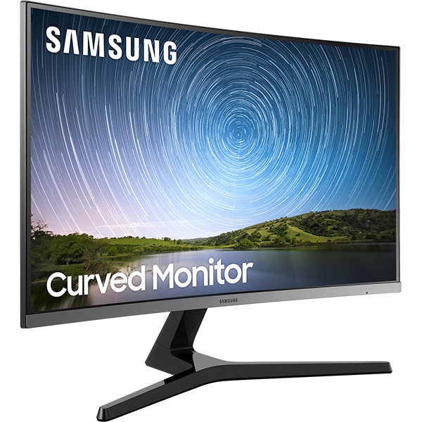 Monitor curbat LED VA SAMSUNG LC32R500FHRXEN, 31.5", Full HD, 75Hz, AMD FreeSync, negru-cenusiu