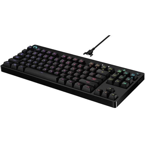 Tastatura Gaming mecanica LOGITECH PRO GX BLUE, USB, Layout US INT, negru