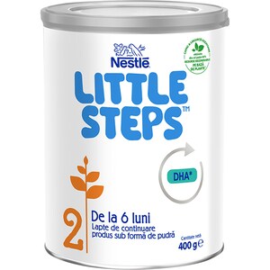Lapte praf NESTLE Little Steps 2 12398140, 6 luni+, 400g