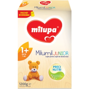Lapte praf MILUPA MILUMIL Junior 1+ PreciNutri 586901, 12 luni+, 1200g