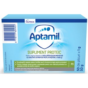 Supliment proteic APTAMIL 598945, 0 luni+, 50g