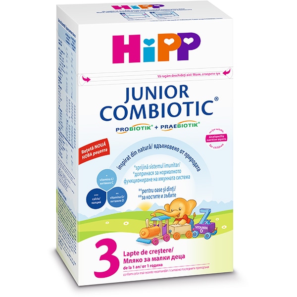 Lapte Praf Hipp Junior Combiotic 3 1340 12 Luni 500g
