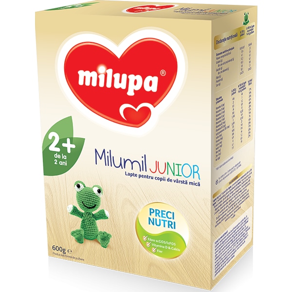 Lapte praf MILUPA MILUMIL Junior 2+ PreciNutri 586835, 2 ani+, 600g