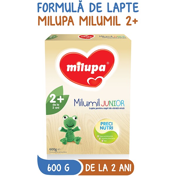 Lapte praf MILUPA MILUMIL Junior 2+ PreciNutri 586835, 2 ani+, 600g