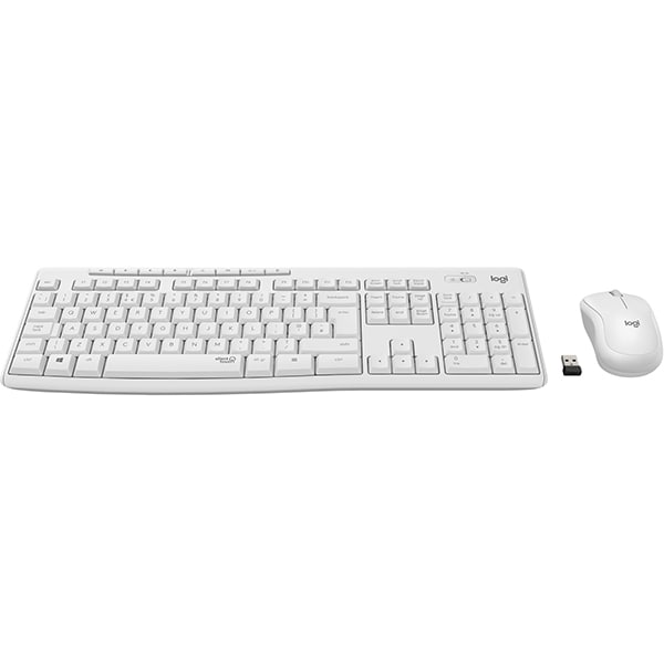 Easy cliff Undulate Kit tastatura si mouse Wireless LOGITECH MK295 Silent, USB, alb