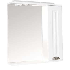 Oglinda baie cu dulap Badenmob Seria 172, 65 x 14 x 71 cm, alb
