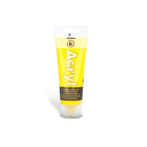 Tempera acrilica MOROCOLOR, 75 ml, galben