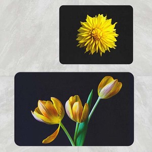 Set 2 covorase baie Flowers, 60 x 90 cm, 40 x 60 cm, multicolor