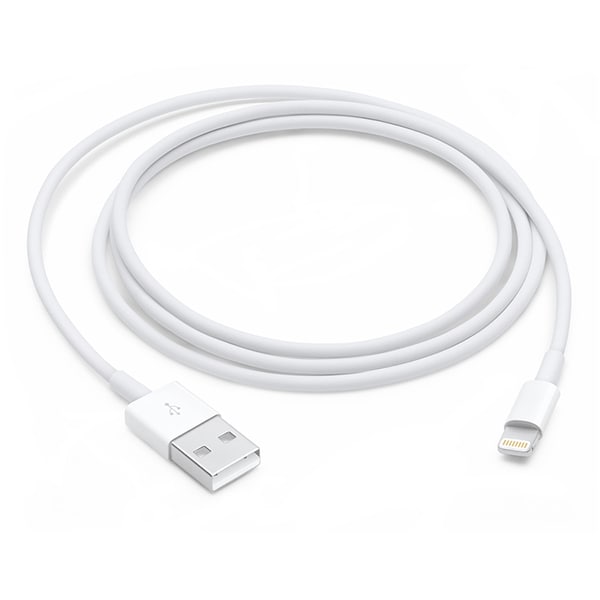 Sports Lean garlic Cablu date APPLE MXLY2ZM/A, Lightning-USB A, 1m, alb