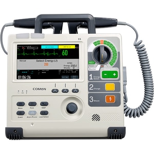 Defibrilator configutatie standard COMEN S5, Acumulator Li-Ion, IBP, printer, crem