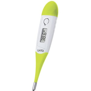 Termometru digital cu cap flexibil Laica Baby Line TH3302, alb-verde