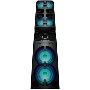 Sistem audio High Power SONY MHCV90DW, Bluetooth, NFC, Wi-Fi, USB, DVD, Party Music, Mega Bass, Iluminare, negru