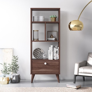 Biblioteca Vega S, nuc, 52 x 25 x 131 cm