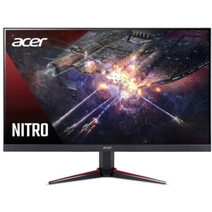 Monitor Gaming LED IPS ACER Nitro VG240YS, 23.8", Full HD, 165Hz, Radeon FreeSync, HDR, negru-rosu