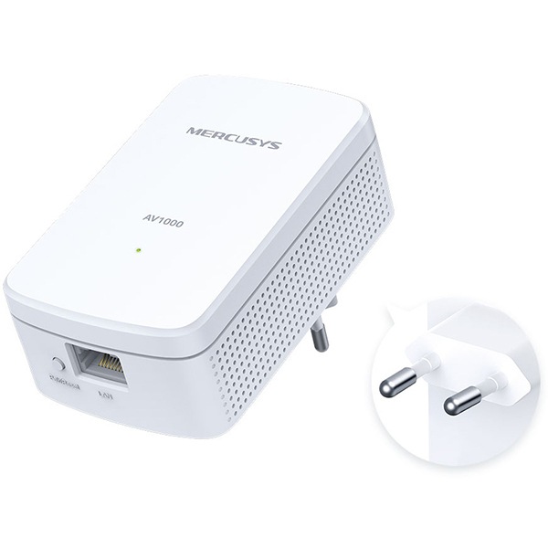 Kit adaptor PowerLine MERCUSYS AV1000 MP500 KIT, 1000 Mbps, alb