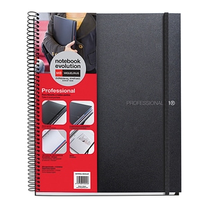 Caiet de birou MIQUELRIUS, matematica, A5, 120 file, legatura spirala, negru