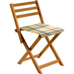 Scaun terasa pliabil 2 in 1 GAUGE CONCEPT Patricia CSBSND-05, lemn, 40 x 44 x 75 cm, multicolor