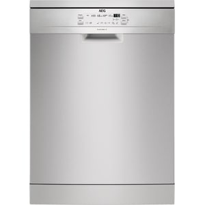 Masina de spalat vase independenta AEG FFB53630ZM, AirDry , 13 seturi, 5 programe, 60 cm, Clasa D, gri