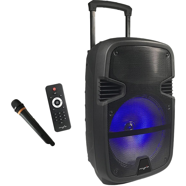 Monarchy Dad Scold Boxa portabila cu microfon Wireless MYRIA MY2613, Bluetooth, USB, Radio FM,  negru