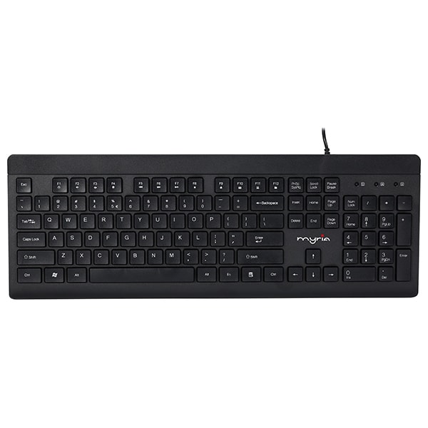 Tastatura cu fir MYRIA MY8518, USB, negru