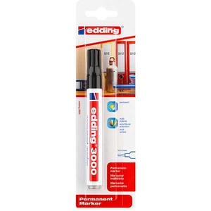 Marker permanent EDDING 3000, 1.5-3 mm, negru