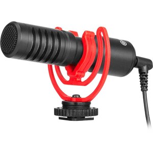 Microfon condensator BOYA BY-MM1+, TRS, TRRS, negru