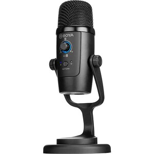 Microfon condensator BOYA BY-PM500, Jack 3.5 mm, USB, negru