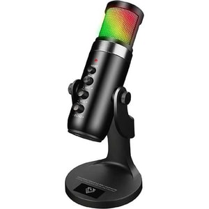Microfon gaming VERTUX Crusader, USB C, negru