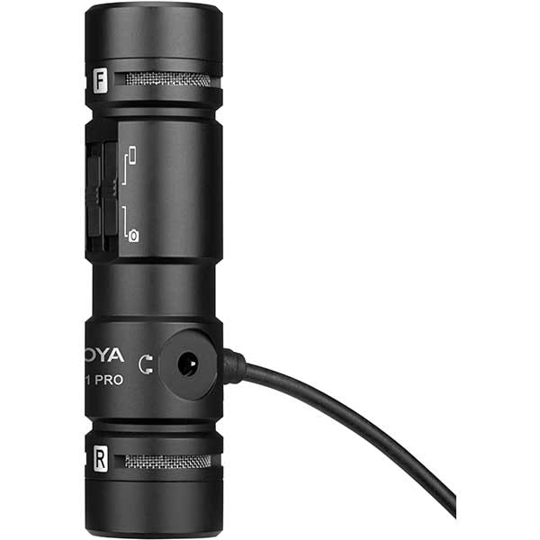 Microfon condensator BOYA BY-MM1 Pro, Jack 3.5mm, negru