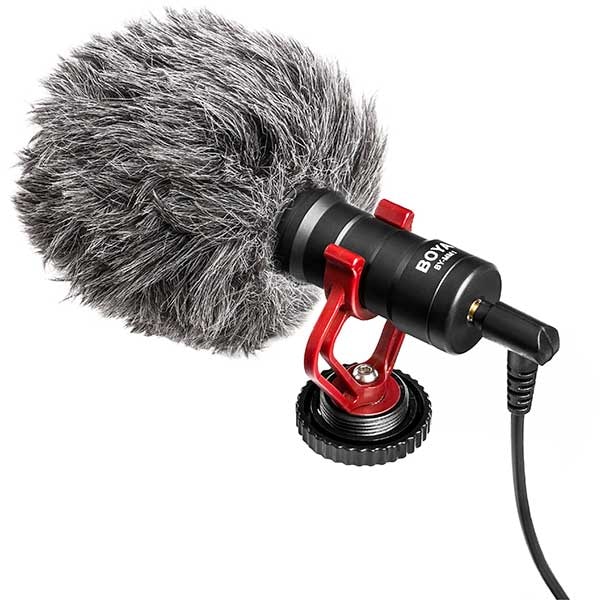 Microfon condensator BOYA BY-MM1, TRS, negru