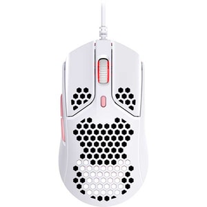 Mouse Gaming HyperX Pulsefire Haste, 16000 dpi, alb-roz