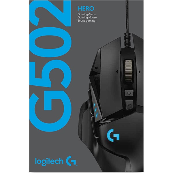 Mouse gaming LOGITECH G502 HERO High Performance, 24.000 dpi, negru