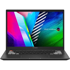 Laptop ASUS Vivobook Pro 14X OLED N7400PC-KM060, Intel Core i5-11300H pana la 4.4GHz, 14" 2.8K, 16GB, SSD 512GB, NVIDIA GeForce RTX 3050 4GB, Free Dos, gri