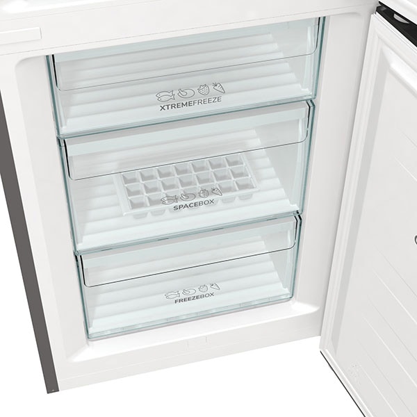 Combina frigorifica GORENJE NRC6204SXL4, No Frost Plus, 361 l, H 200 cm, Clasa C, inox