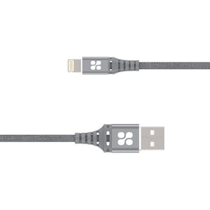 Cablu date PROMATE NerveLink-i, Lightning, 1.2m, gri