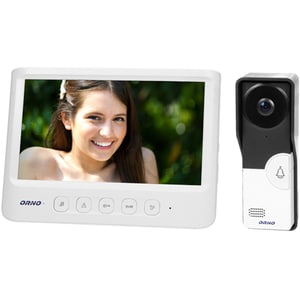 Interfon video cu fir ORNO OR-VID-MC-1059/W, LCD, 7 inch, alb-negru