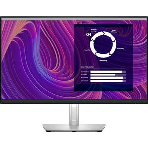 Monitor LED IPS DELL P2423D, 23.8", QHD, 60Hz, negru-argintiu