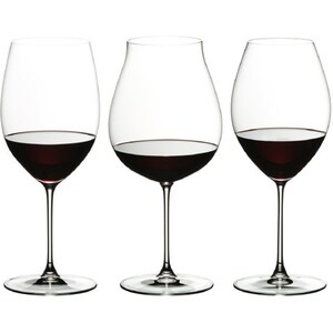 Set pahare RIEDEL Veritas Red Wine Tasting 5449/74, 3 piese, cristal