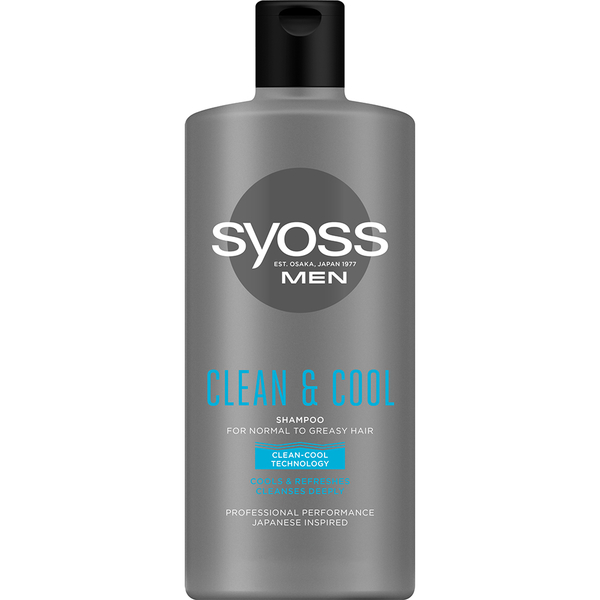 Set cadou Fa Men: Sampon Syoss Men Clean&Cool, 440ml + Gel de dus FA Aqua Deep, 200ml + Crema modelatoare pentru par SYOSS Matt Fibre, 100ml