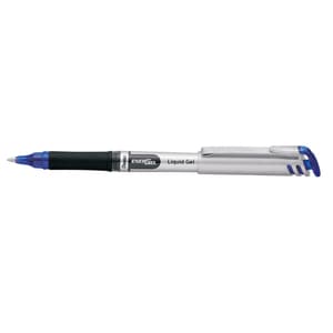 Roller cu gel PENTEL Energel, 0.7 mm, alb-albastru