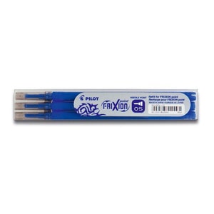 Rezerva roller PILOT Frixion, 0.5 mm, 3 buc, albastru